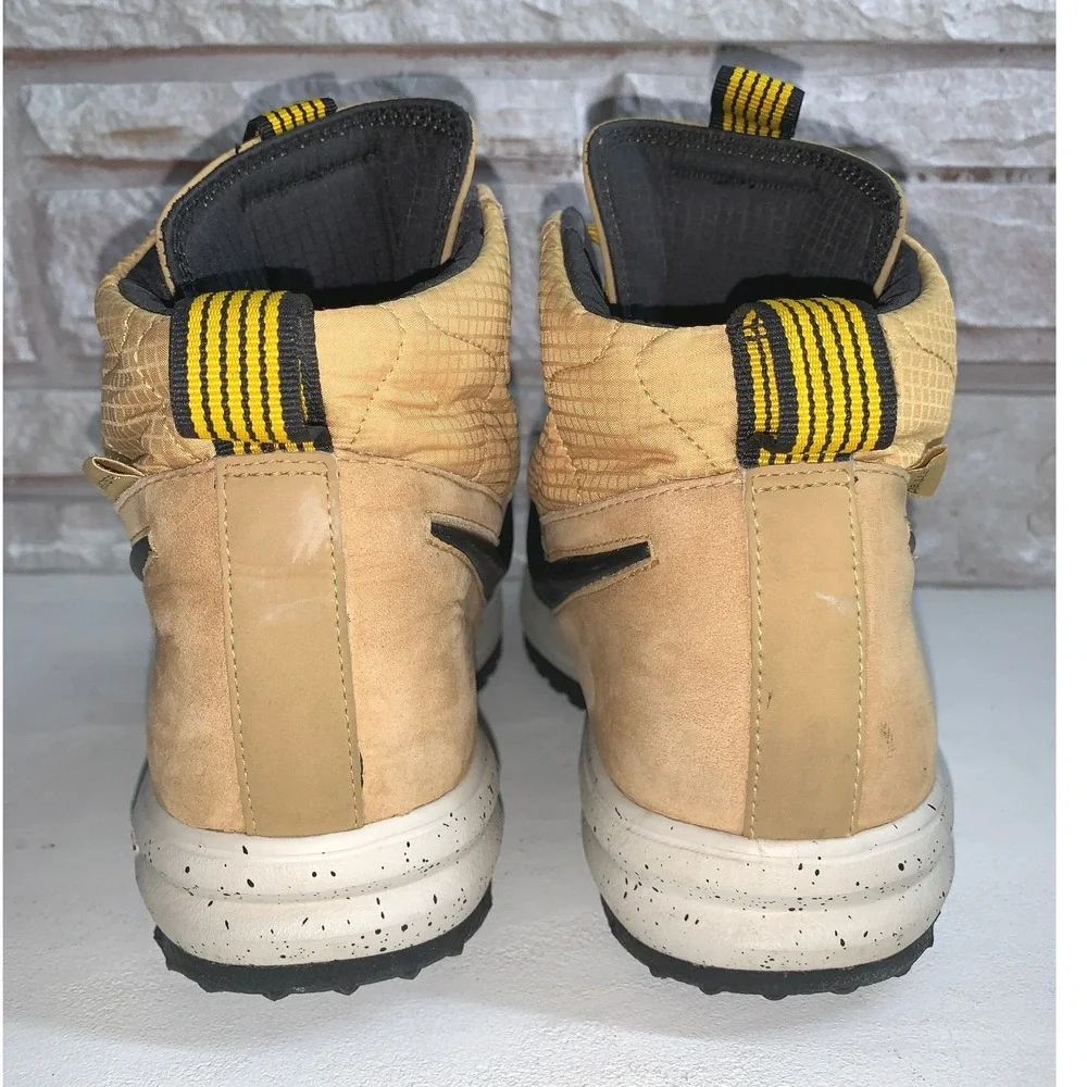 Nike Lunar Force 1 Duckboot GS Wheat Black Brown 922807-700 Kids Size 7Y